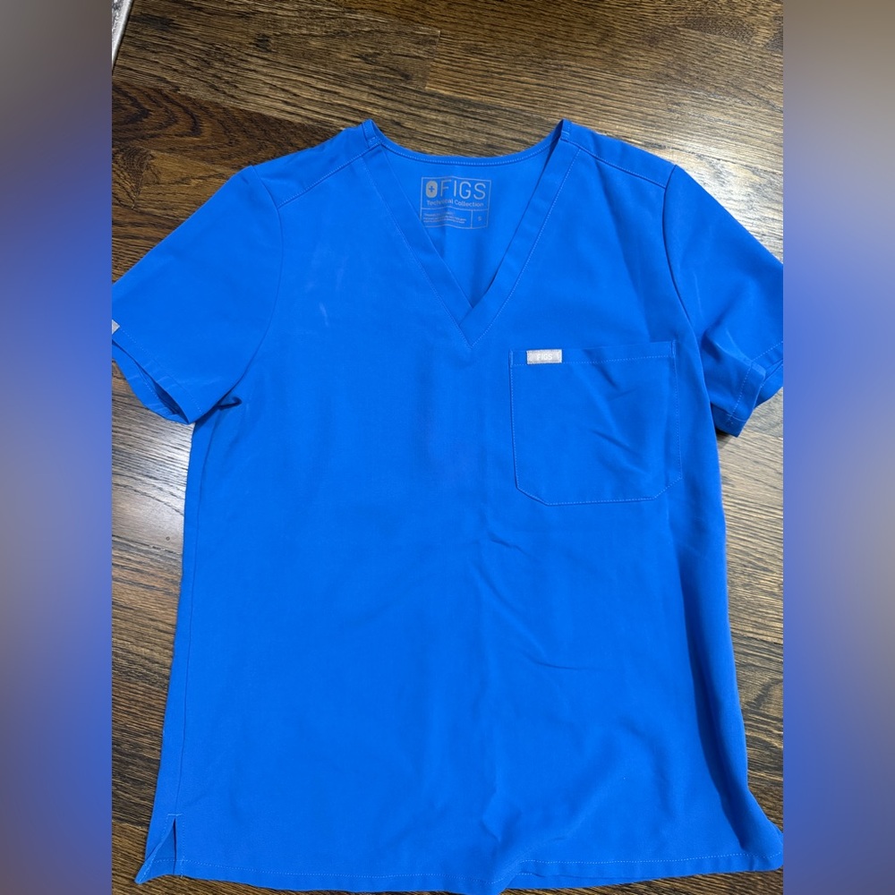 Figs Royal Blue Technical Collection FIGS scrub set